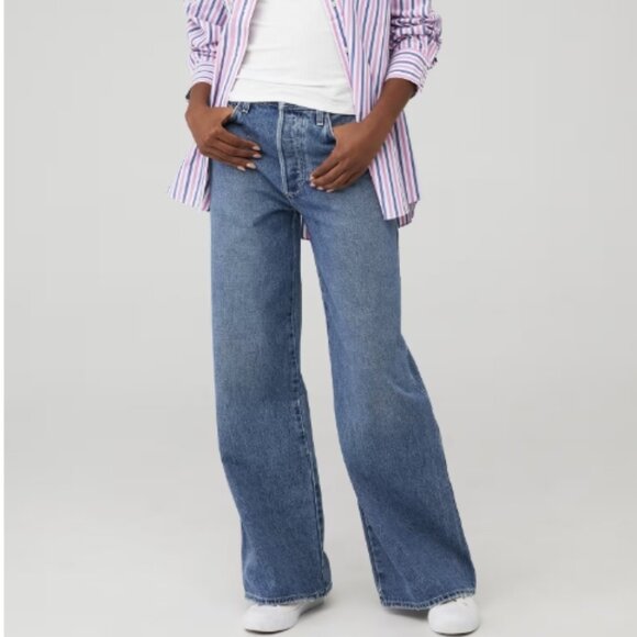 Favorite Daughter The Ollie Ultimate Baggy Wide Leg Jeans in Bedford in Size 23 - Picture 2 of 16